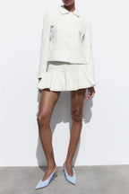 Flowering Girl Women Denise Lapel Blazer Textured Set