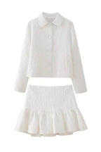 Flowering Girl Women Denise Lapel Blazer Textured Set