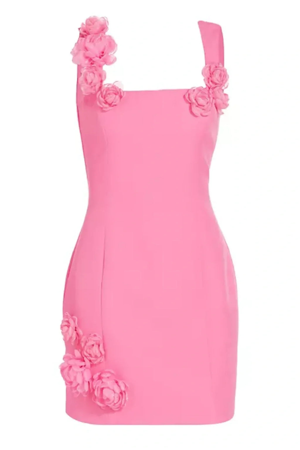 Flowering Girl Women Dilanne Floral Appliqué Mini Dress - Pink