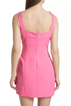 Flowering Girl Women Dilanne Floral Appliqué Mini Dress - Pink