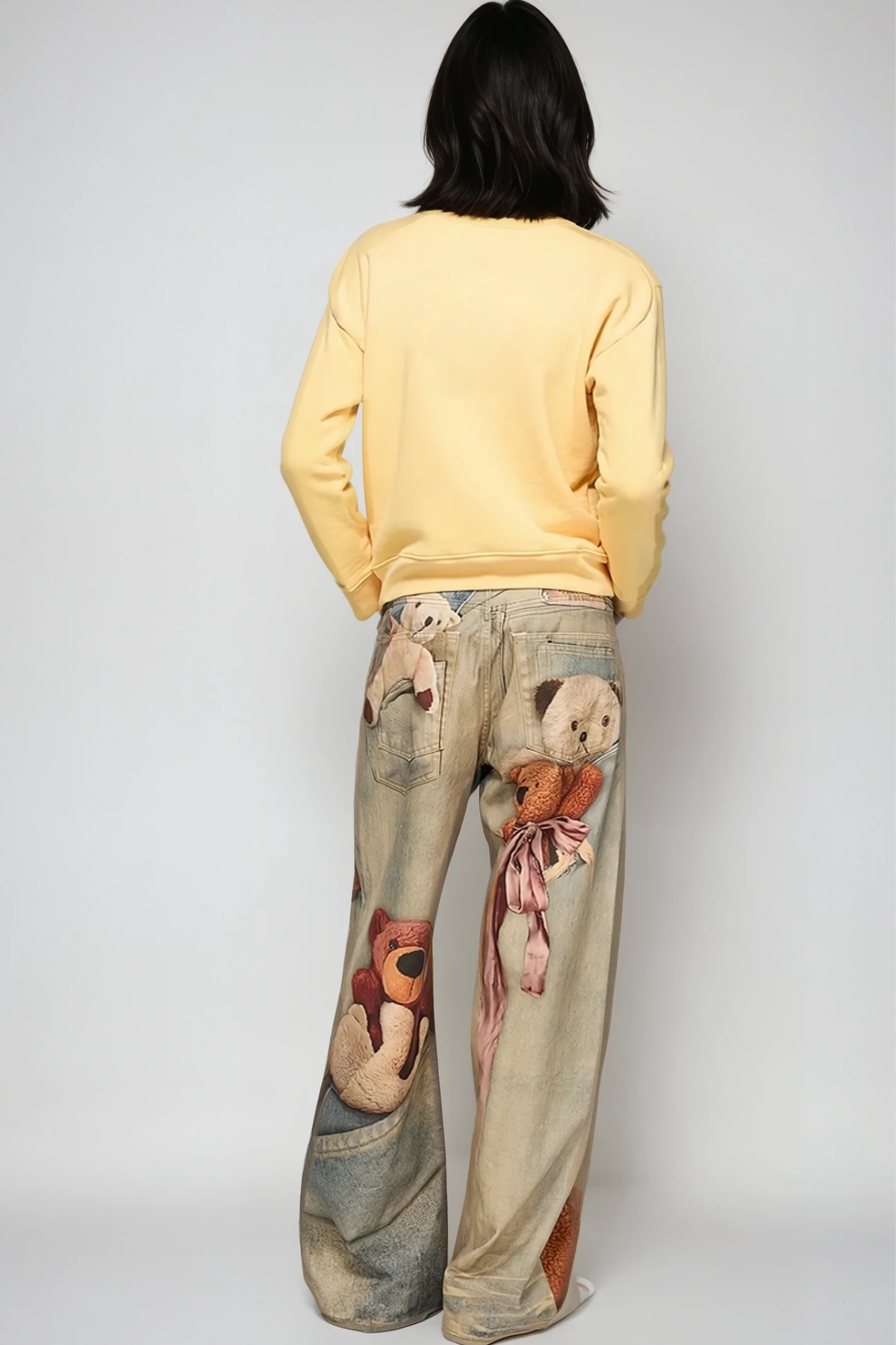 Prima Print Barrel Jeans