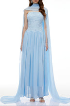 rebecca blue Floral Embroidered Pleated Maxi Dress