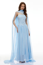 rebecca blue Floral Embroidered Pleated Maxi Dress