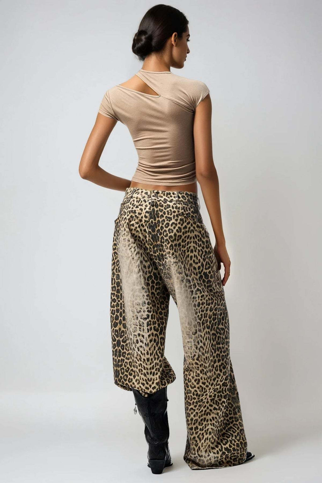 Prima Bleached Leopard Jeans