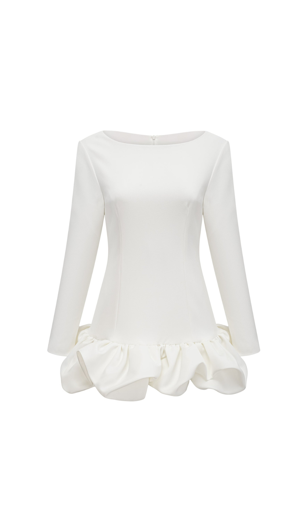 Flowering Girl Women Elodie bubble-skirt mini dress in White