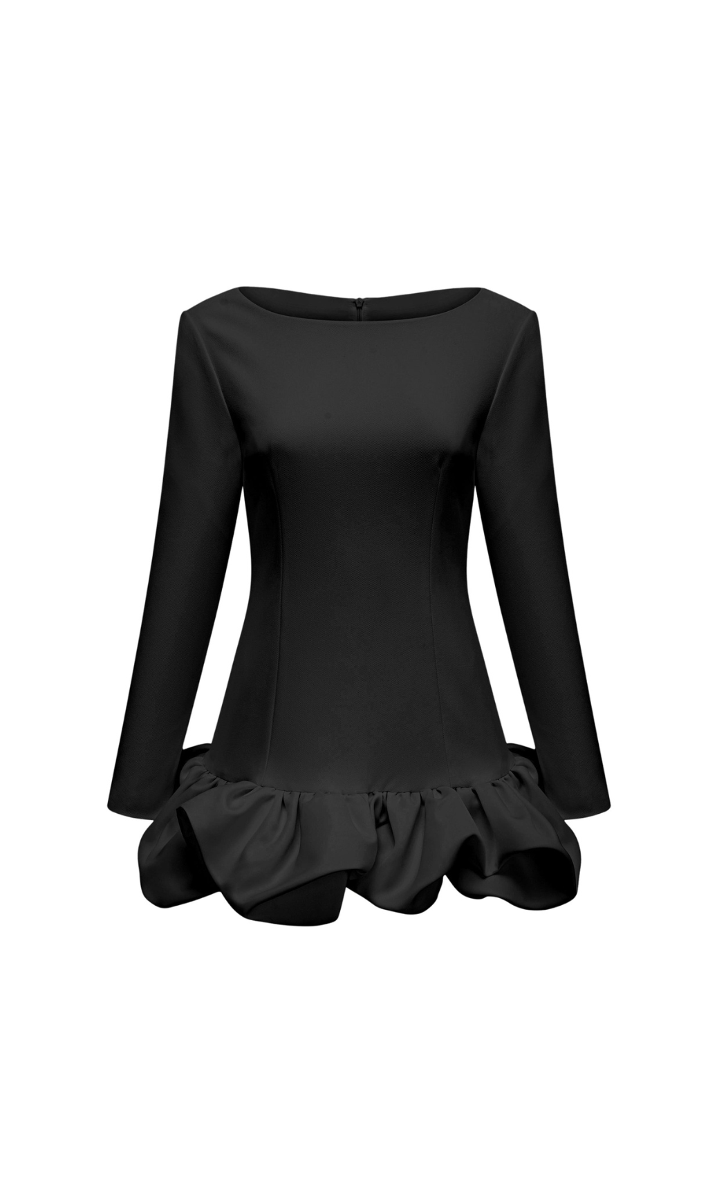 Flowering Girl Women Elodie bubble-skirt mini dress in Black