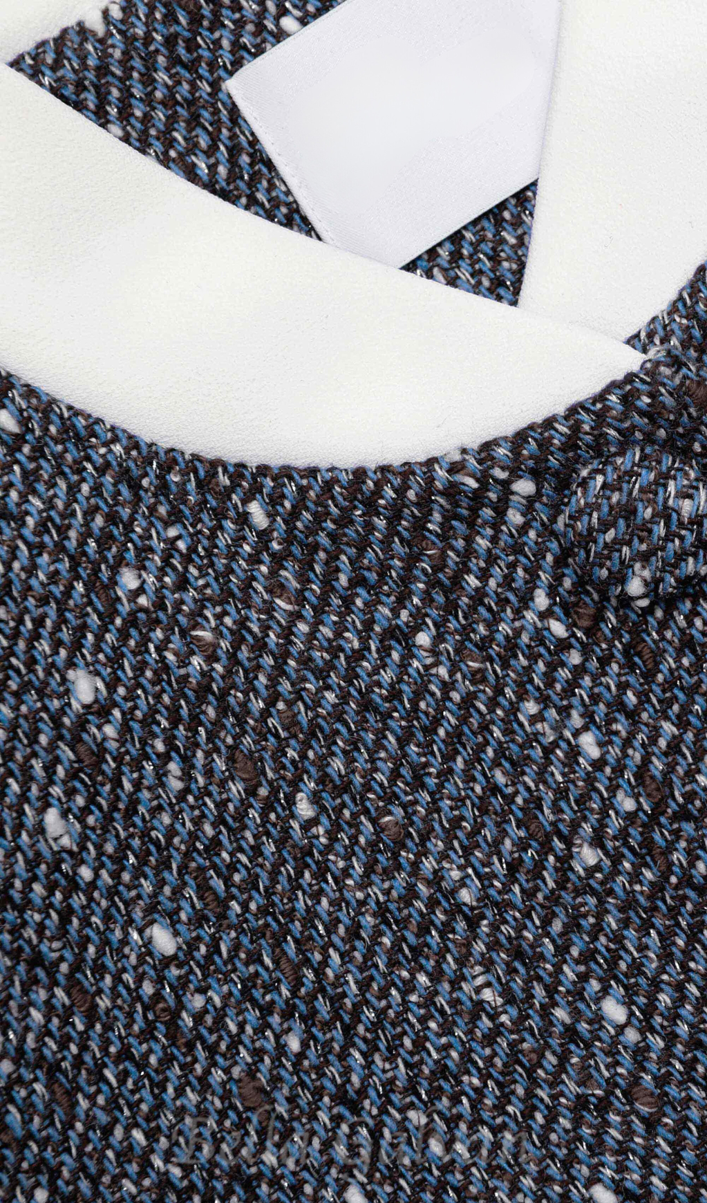 Flowering Girl Women blue boucle jacket