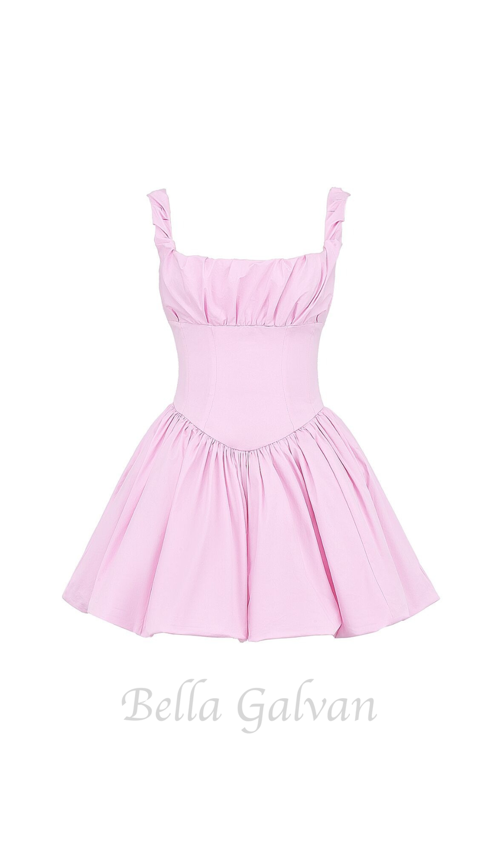 Flowering Girl Women Cotton Candy Cotton Tulle Mini Dress in pink