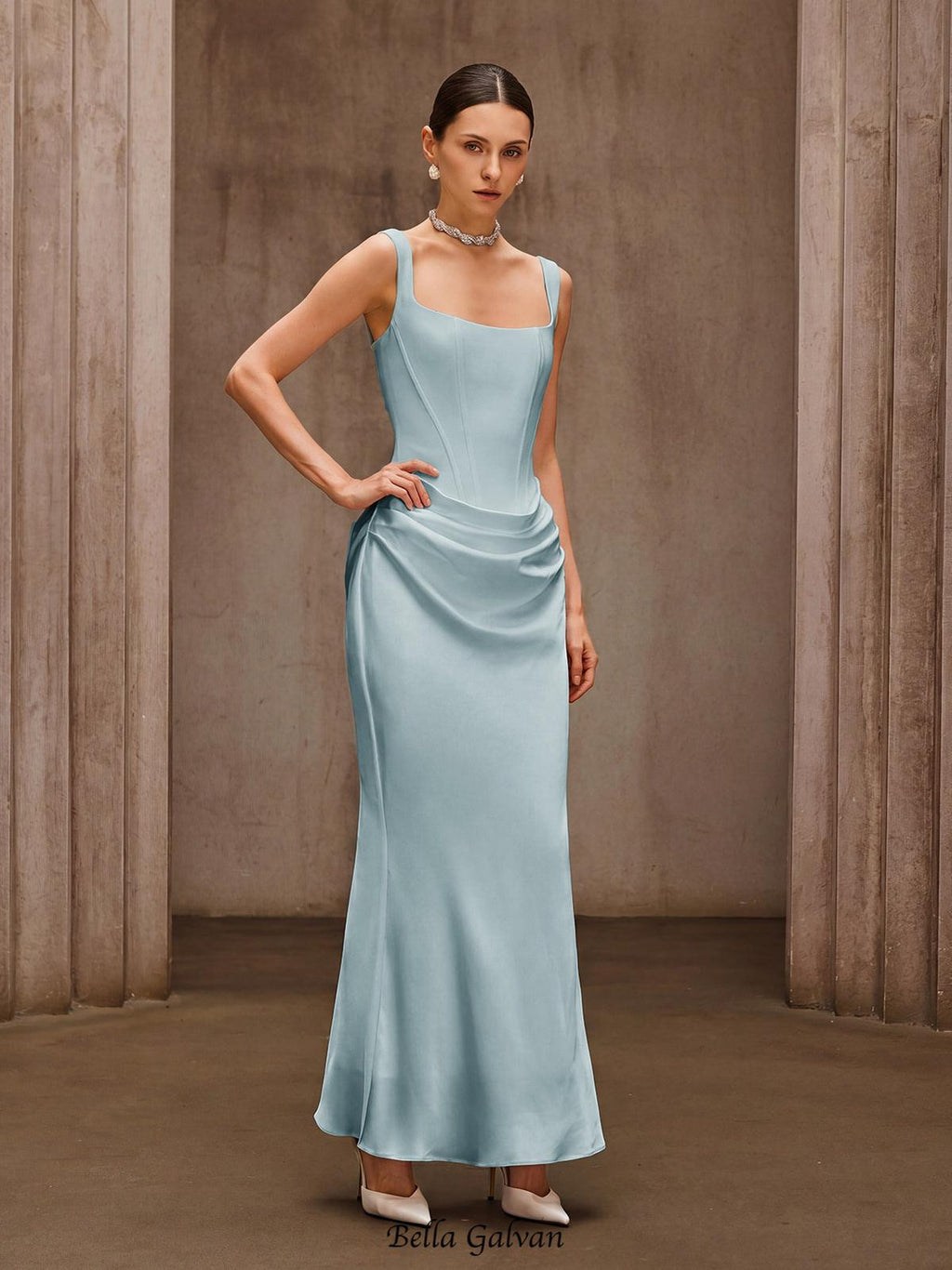 Flowering Girl Women Duyen Sleeveless Corset Maxi Dress In Mint