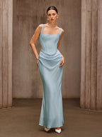 Flowering Girl Women Duyen Sleeveless Corset Maxi Dress In Mint