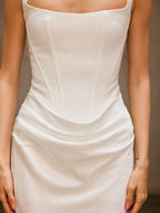 Flowering Girl Women Duyen Sleeveless Corset Maxi Dress In White