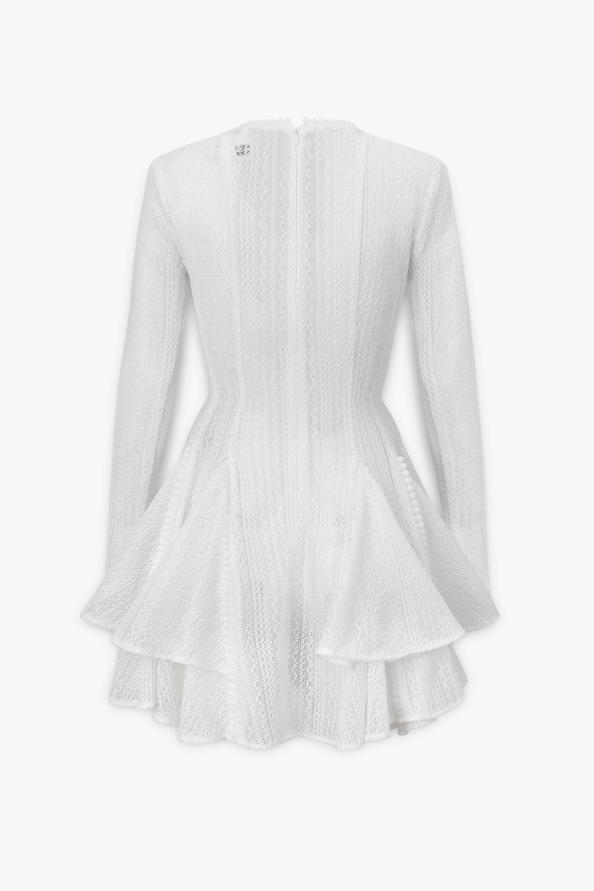 Flowering Girl Women Giana Long Sleeve Crochet Mini Dress