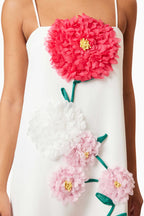 Flowering Girl Women judy Buttercup Embroidered Maxi Dress in White