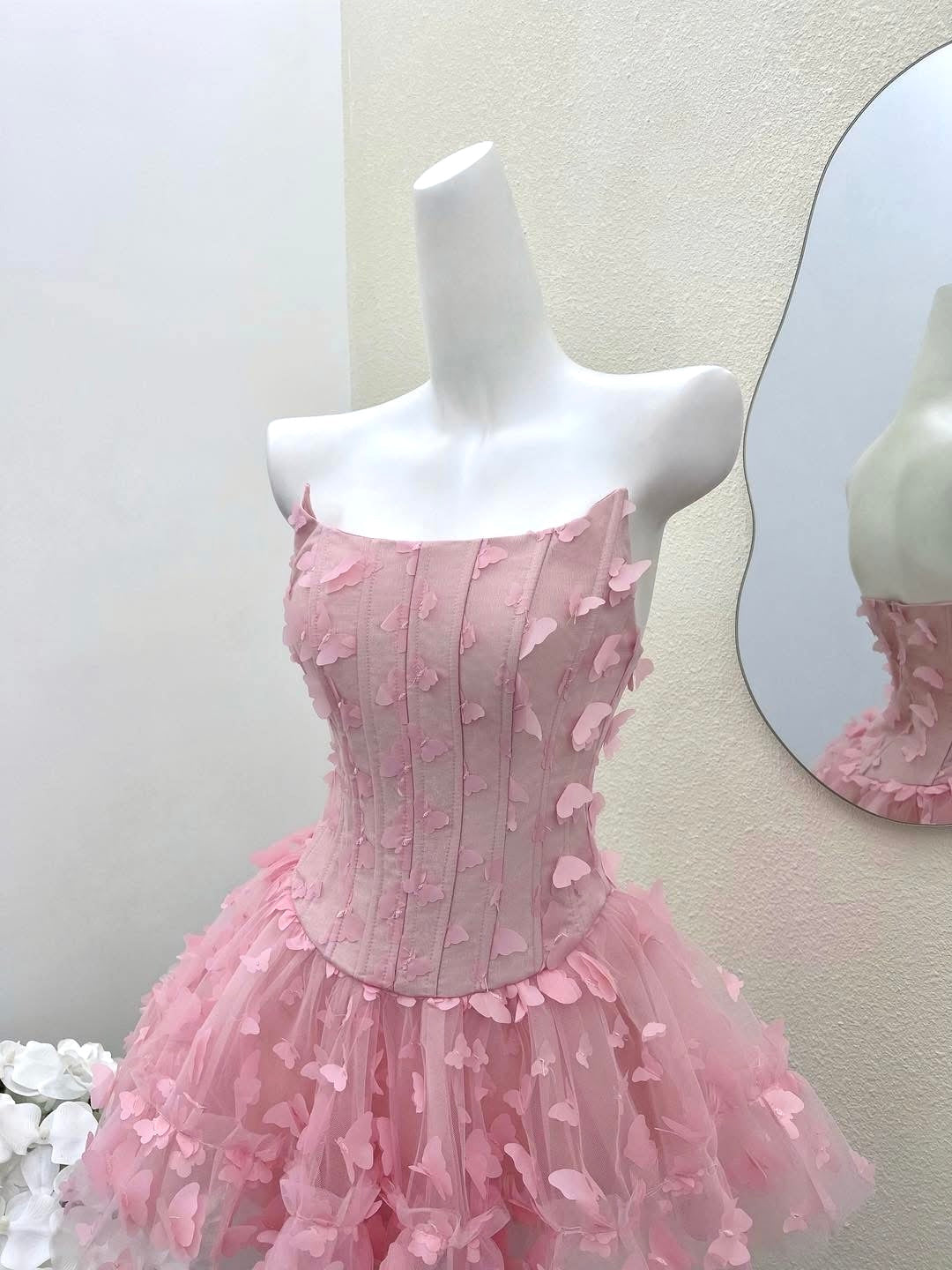 Flowering Girl Women Adara Butterfly Corset Mini Dress