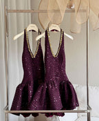 Flowering Girl Women Bellerose Mini Dress In Purple