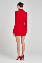 Flowering Girl Women Monica Blazer dress in red