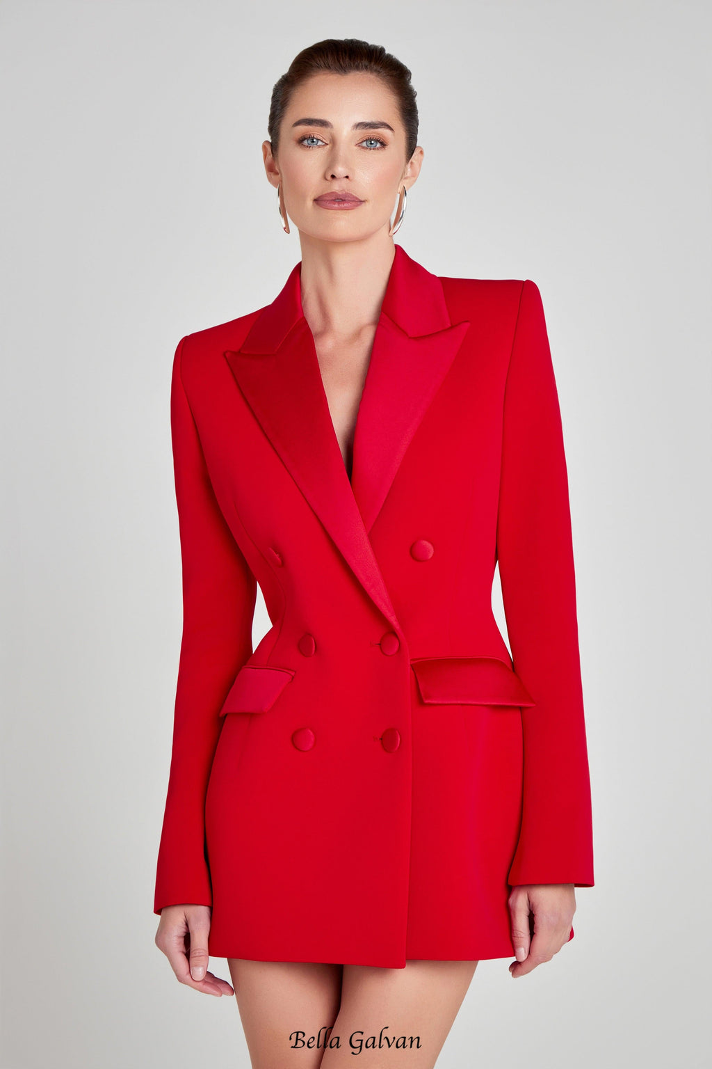 Flowering Girl Women Monica Blazer dress in red