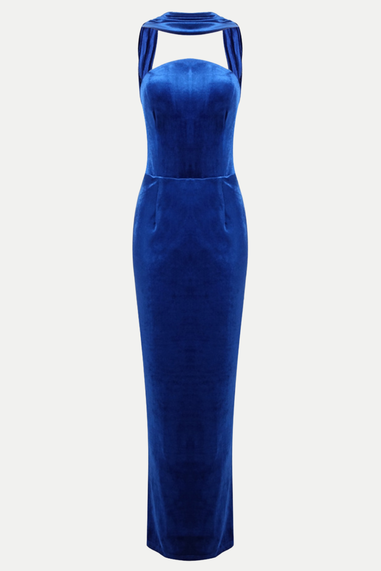 Flowering Girl Women Eadward Velvet Halter Maxi Dress