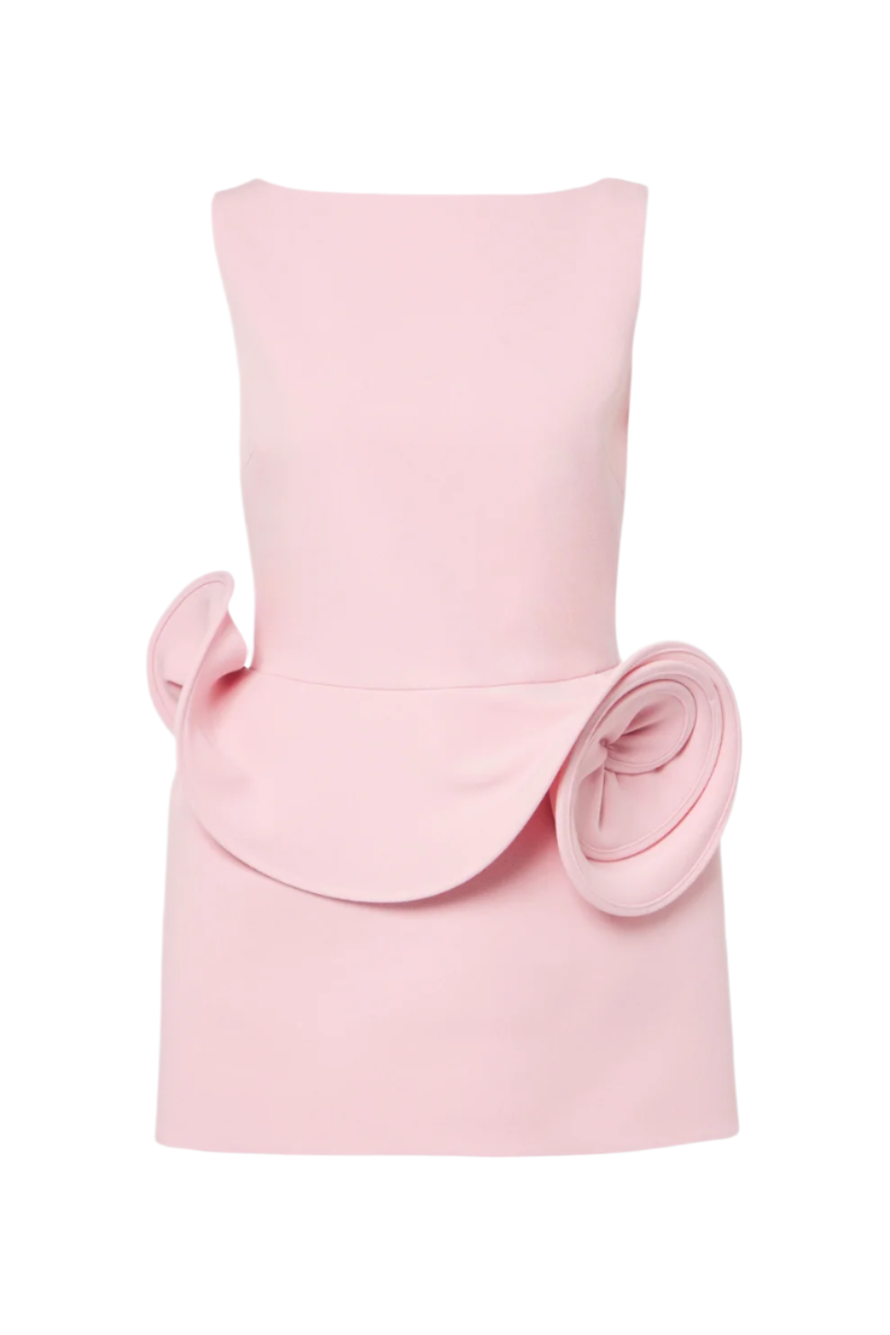 Flowering Girl Women Eadwiella Floral Appliqué Backless Mini Dress