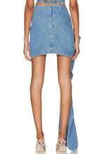 Flowering Girl Women Elianna Floral Denim Mini Skirt