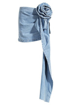 Flowering Girl Women Elianna Floral Denim Mini Skirt