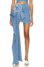 Flowering Girl Women Elianna Floral Denim Mini Skirt