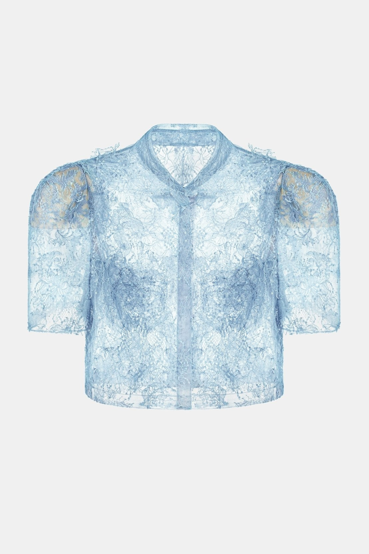 Flowering Girl Women Elsea Lace Top & Mini Skirt Set - Blue