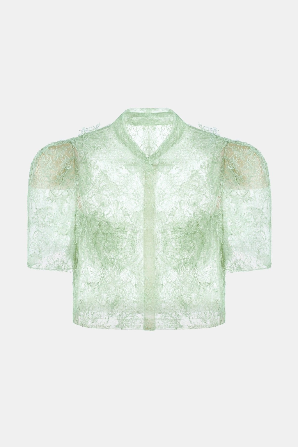 Flowering Girl Women Elsea Lace Top & Mini Skirt Set - Green