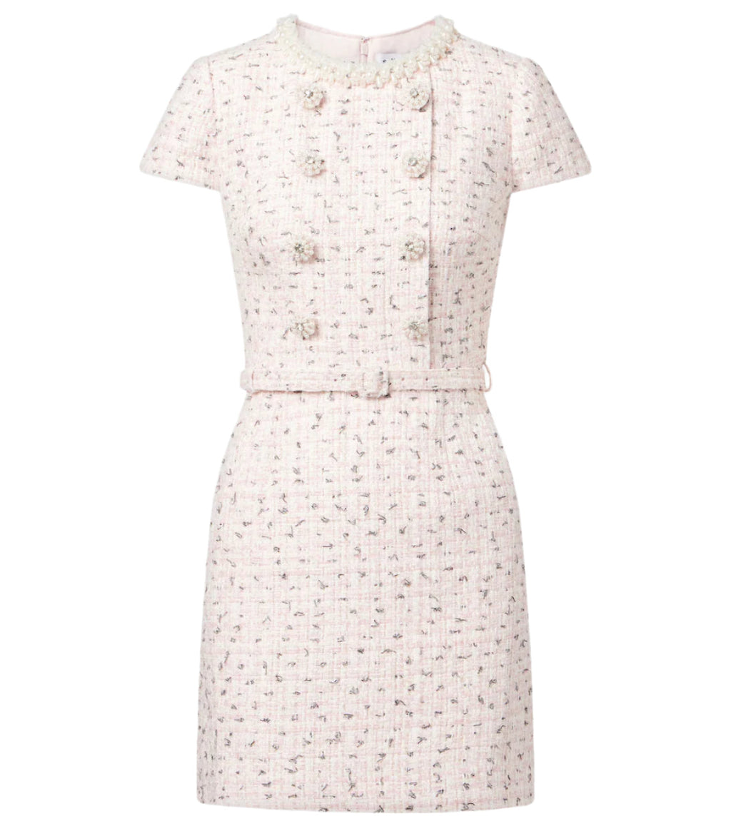 Flowering Girl Women Embellished Bouclé Minidress