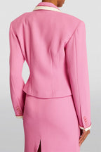 Flowering Girl Women Erika Contrast-Trim Jacket Two Piece Set