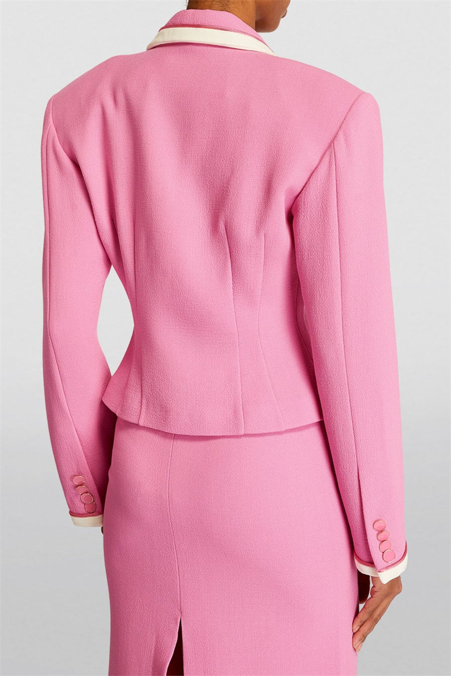 Flowering Girl Women Erika Contrast-Trim Jacket Two Piece Set