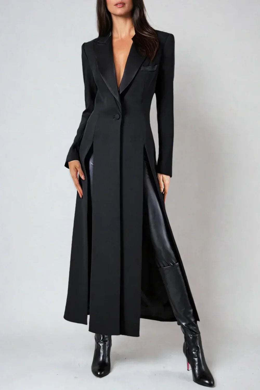 Flowering Girl Women Estelle Lapel Split Coat