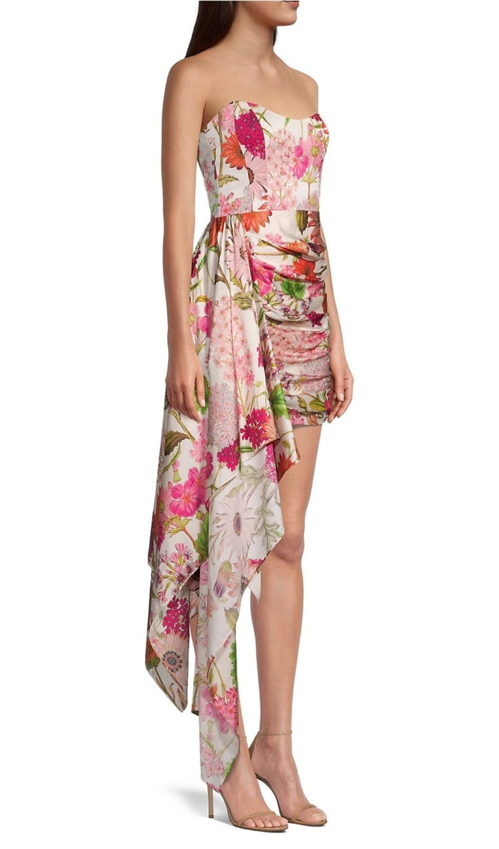 Flowering Girl Women Floral-Print Corset Mini Dress