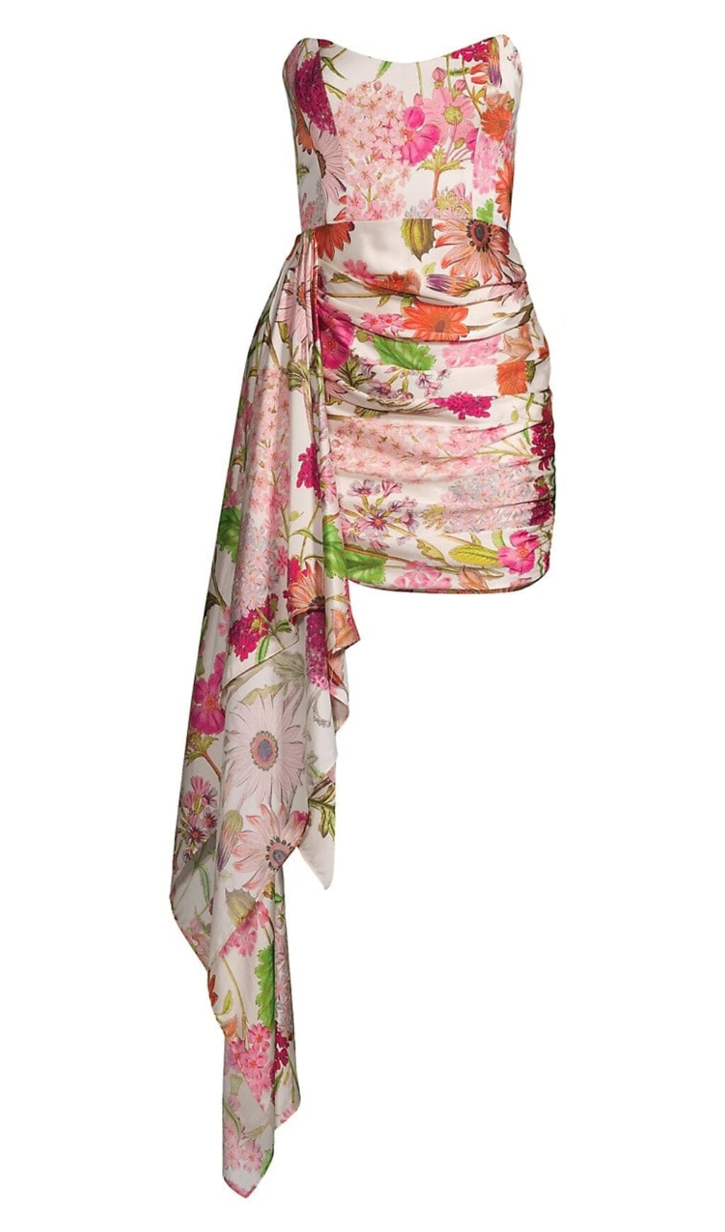 Flowering Girl Women Floral-Print Corset Mini Dress
