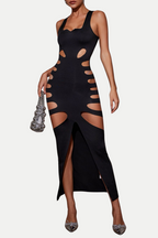 Flowering Girl Women Fabian Cutout Split Maxi Dress