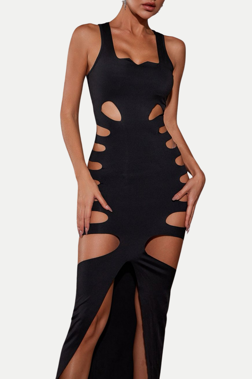 Flowering Girl Women Fabian Cutout Split Maxi Dress