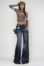 Prima Bleached Bootcut Jeans