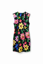 Flowering Girl Women Floral Mini Dress