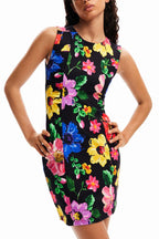 Flowering Girl Women Floral Mini Dress