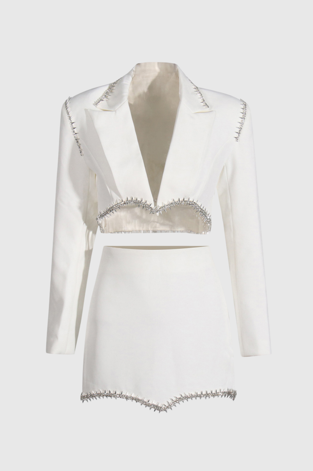 Flowering Girl Women Frederica Crystal-embellished Blazer Set