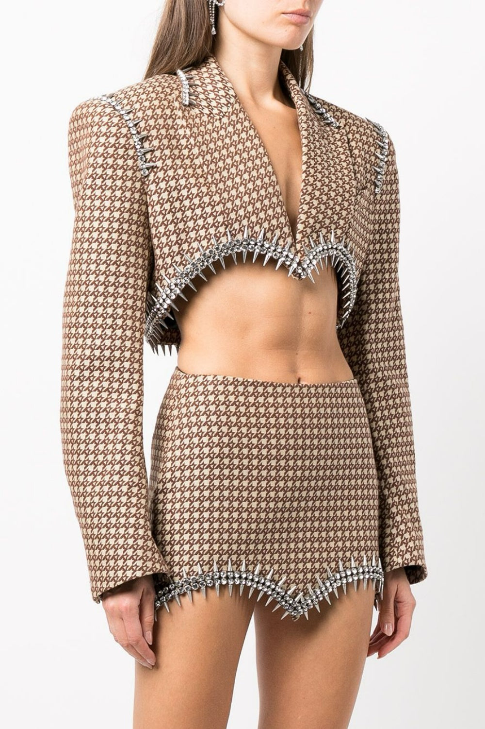 Flowering Girl Women Frederica Crystal-embellished Blazer Set