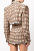 Flowering Girl Women Frederica Crystal-embellished Blazer Set