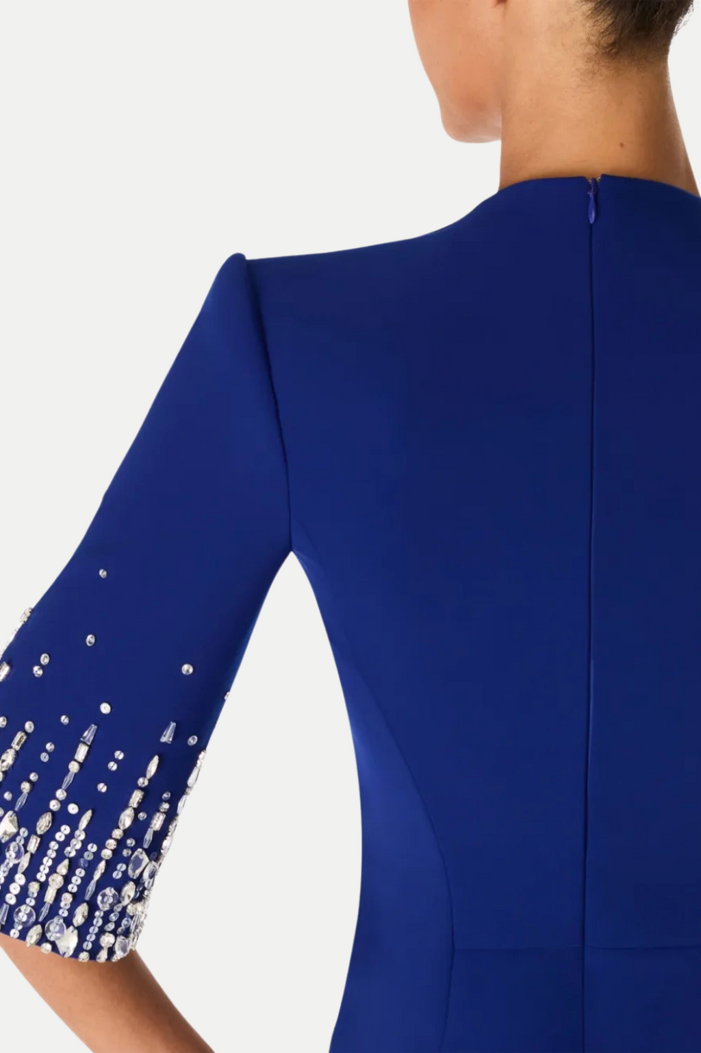 Flowering Girl Women Fulia Diamante Embellished Midi Dress - Blue