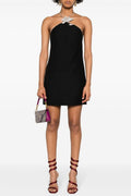 Flowering Girl Women Galatea Diamante Halter Mini Bandage Dress
