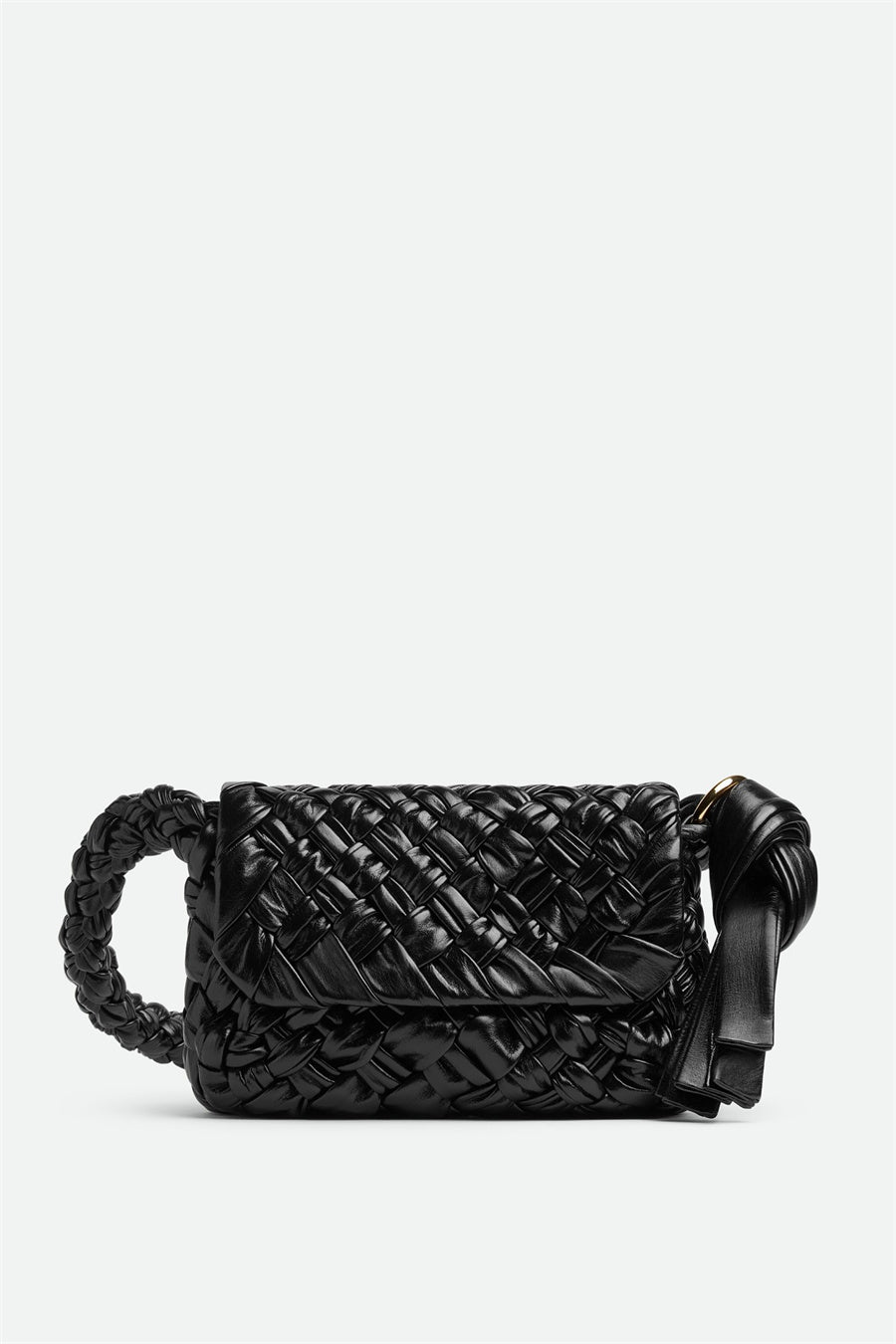 Flowering Girl Women Giana Weave Shoulder Bag - Black
