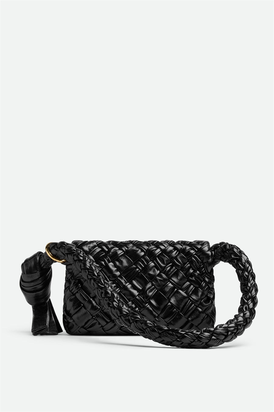 Flowering Girl Women Giana Weave Shoulder Bag - Black