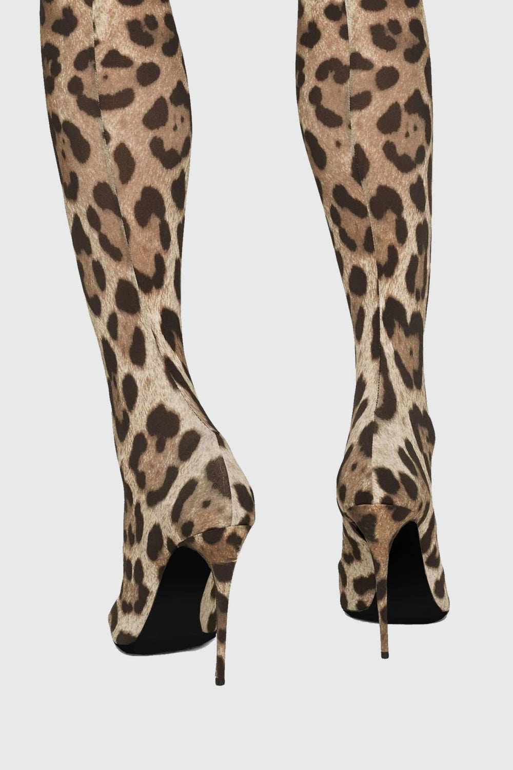 Flowering Girl Women Giselle Leopard Print Thigh-high Boots
