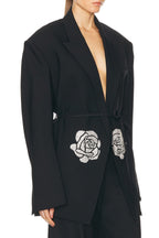 Flowering Girl Women Griselda Rose Rhinestone Blazer