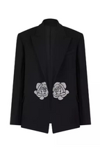 Flowering Girl Women Griselda Rose Rhinestone Blazer