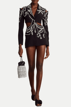 Flowering Girl Women Gustina Crystal-Embellished Cutout Blazer